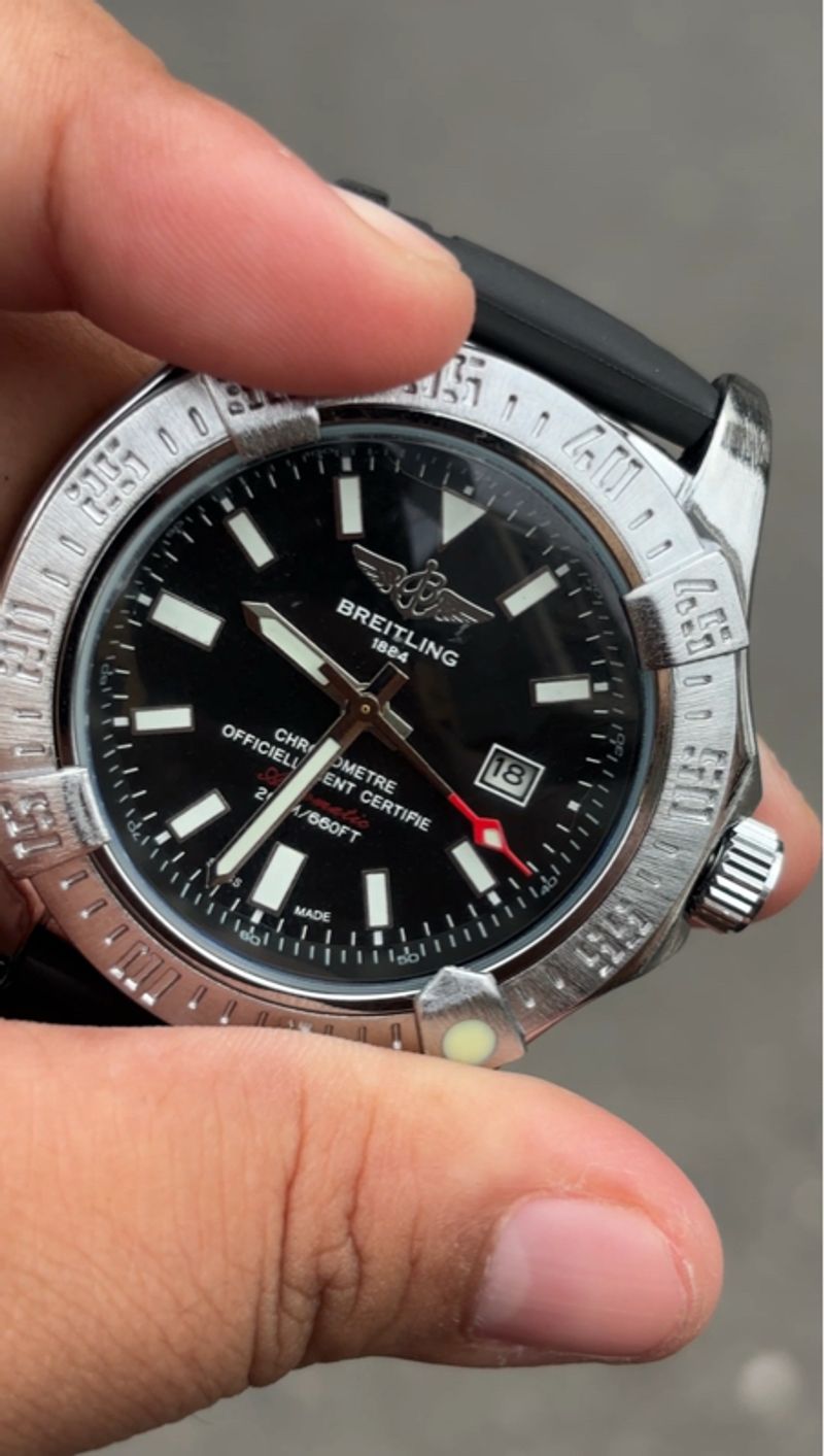 JAM TANGAN BREITLING CAOUTCHOUC, foto 3