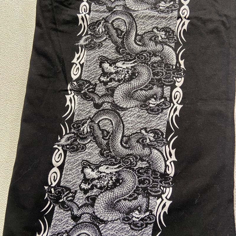 Kemeja Dragon Full Print Y2k, foto 4