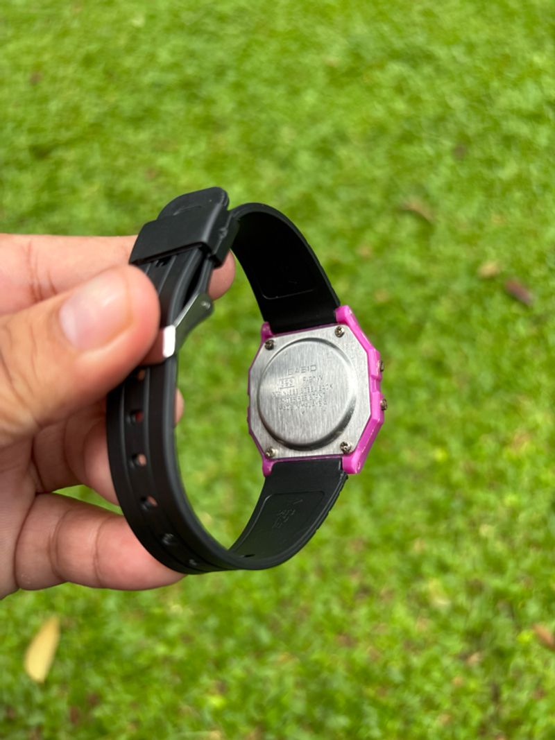 JAM CASIO F91W BLACK PURPLE, foto 6