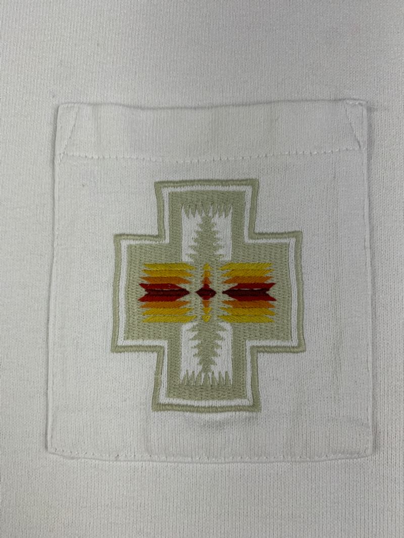 Pendleton White Chimayo Fitted Tee (M), foto 2