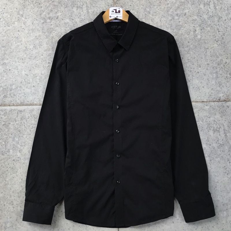 Kemeja Hitam Guess, foto 3