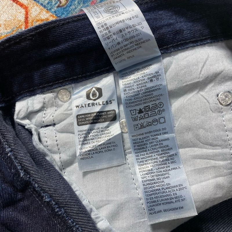 Vtg levis silver tab 90s baggy jeans pants, foto 6