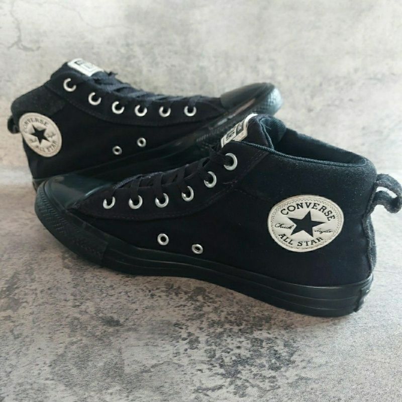 Sepatu Converse All Star full black, foto 6