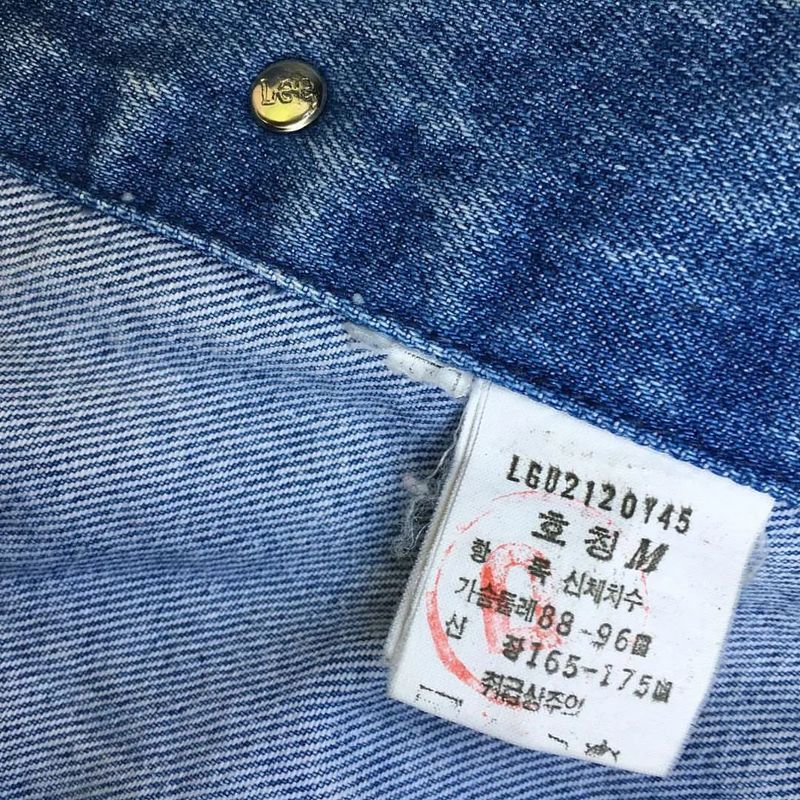 Lee Vintage Y2K Denim jacket Pria blue, foto 5