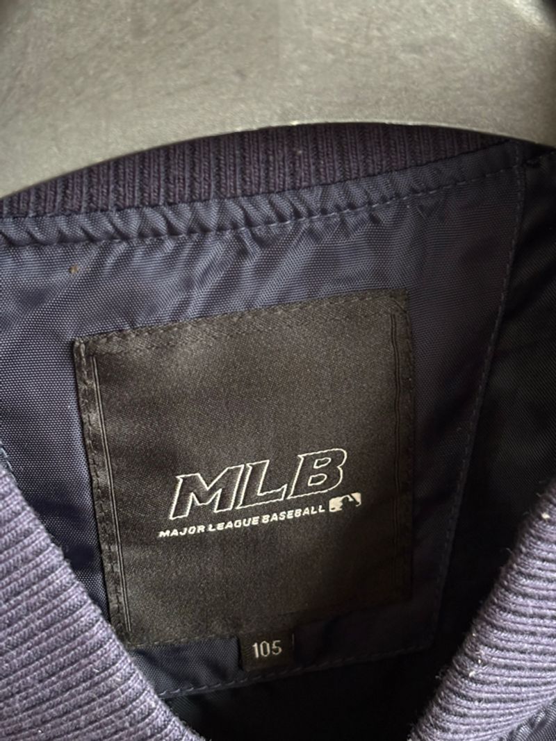[Termurah] MLB Varsity Major League Baseball Jacket Navy Ori, foto 5