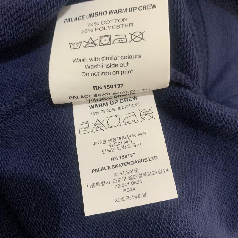 Palace x Umbro Warm Up Crew Blue, foto 5