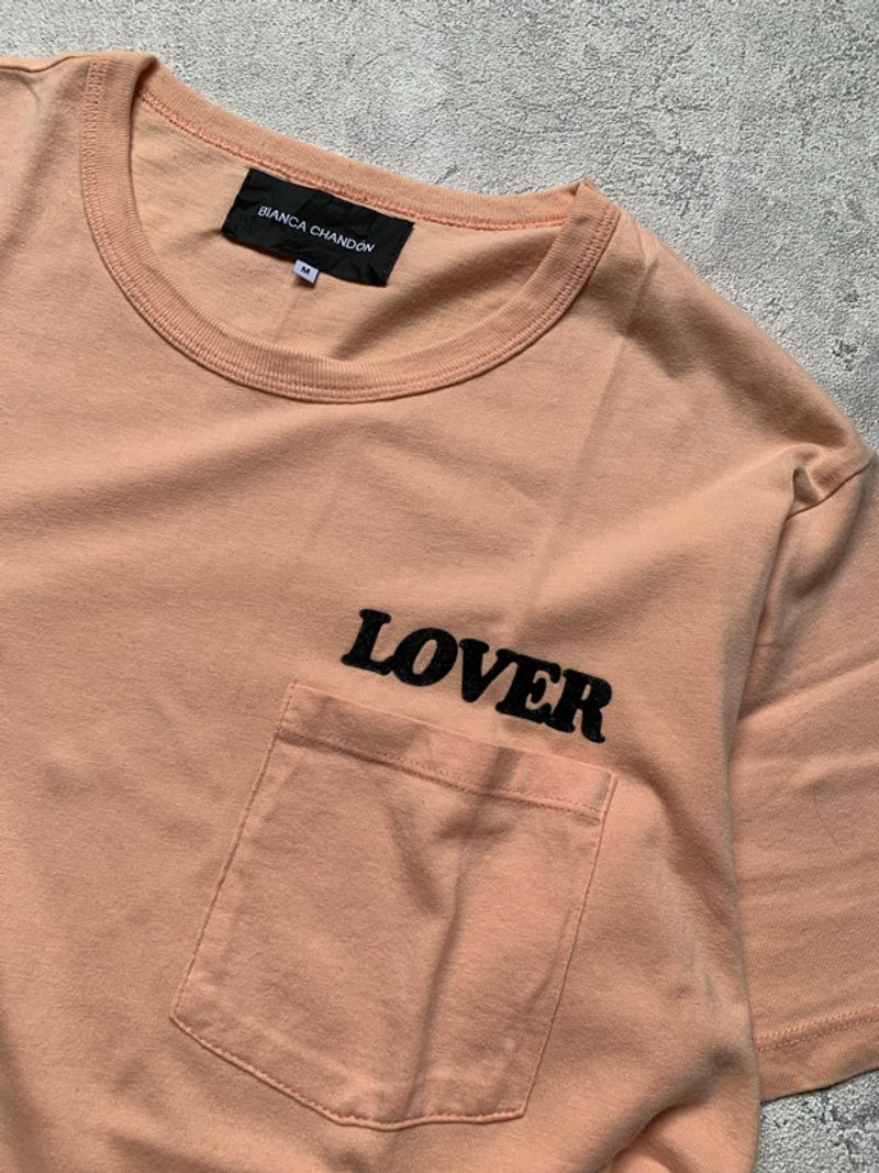 BIANCA CHANDON - LOVER POCKET TSHIRT PEACH, foto 3