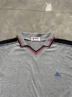 1990’s - Vintage Polo Shirt Adidas Script Spellout