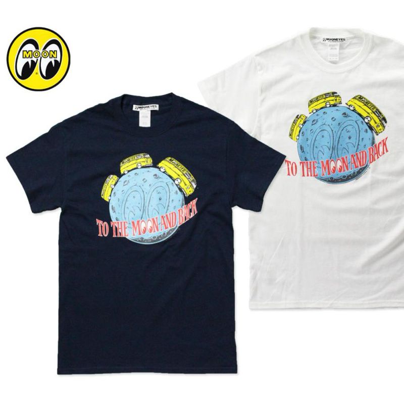 Mooneyes To The Moon And Back Tshirt, foto 2