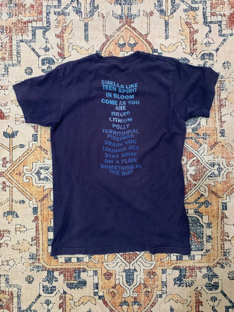 tshirt nirvana nevermind band album, foto 2