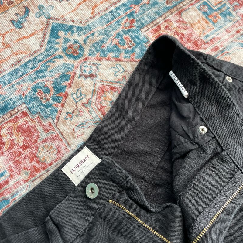 Promenade Black Baggy Jeans, foto 4
