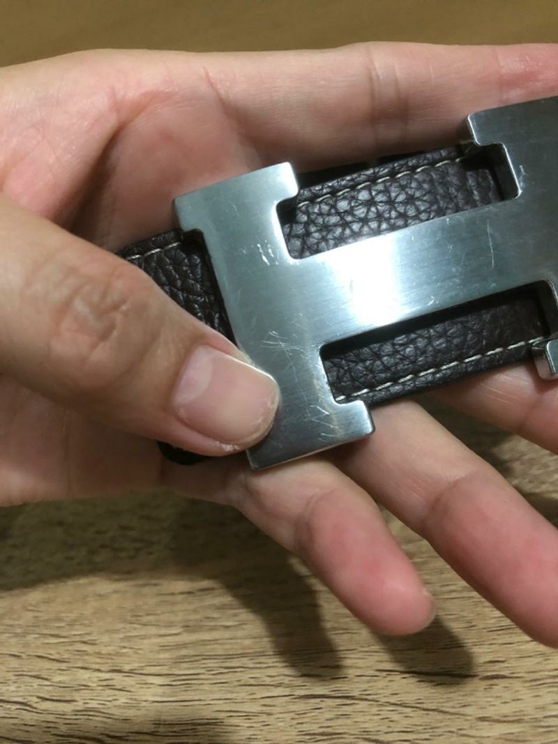 Hermes Leather Belt, foto 3