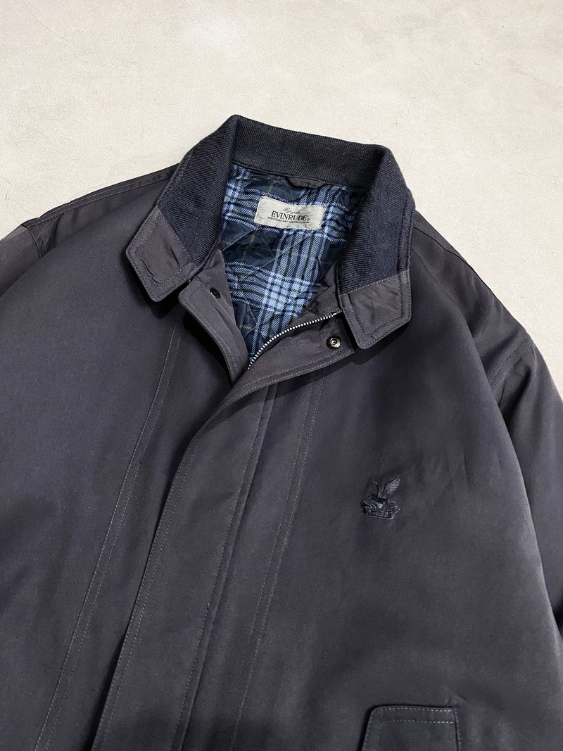 Evinrude Harrington Casual Bomber Flight Work Jacket Vintage, foto 2