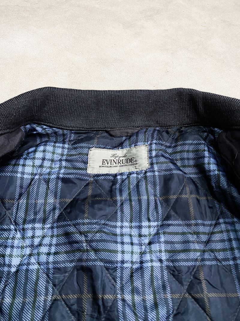 Evinrude Harrington Casual Bomber Flight Work Jacket Vintage, foto 7