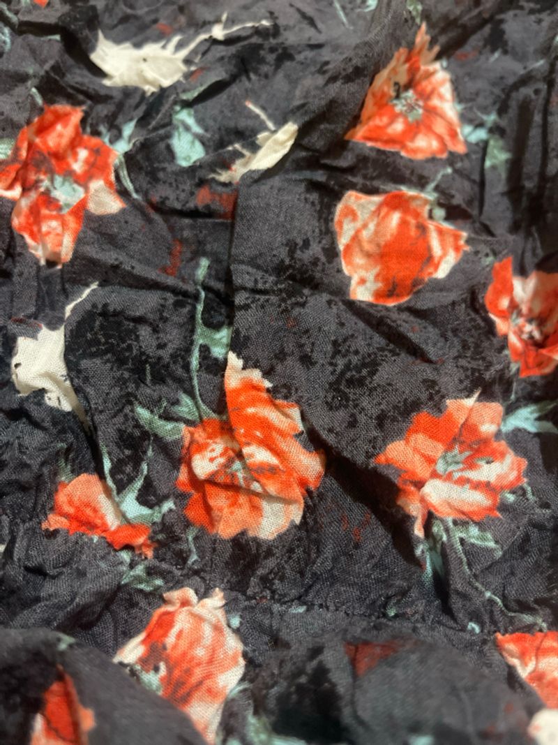 Mini Dress Floral Darkgrey, foto 2