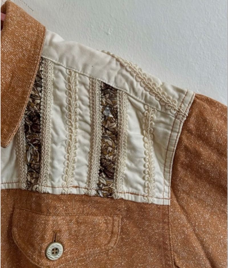 Vintage Brown Jeans Jacket, foto 3