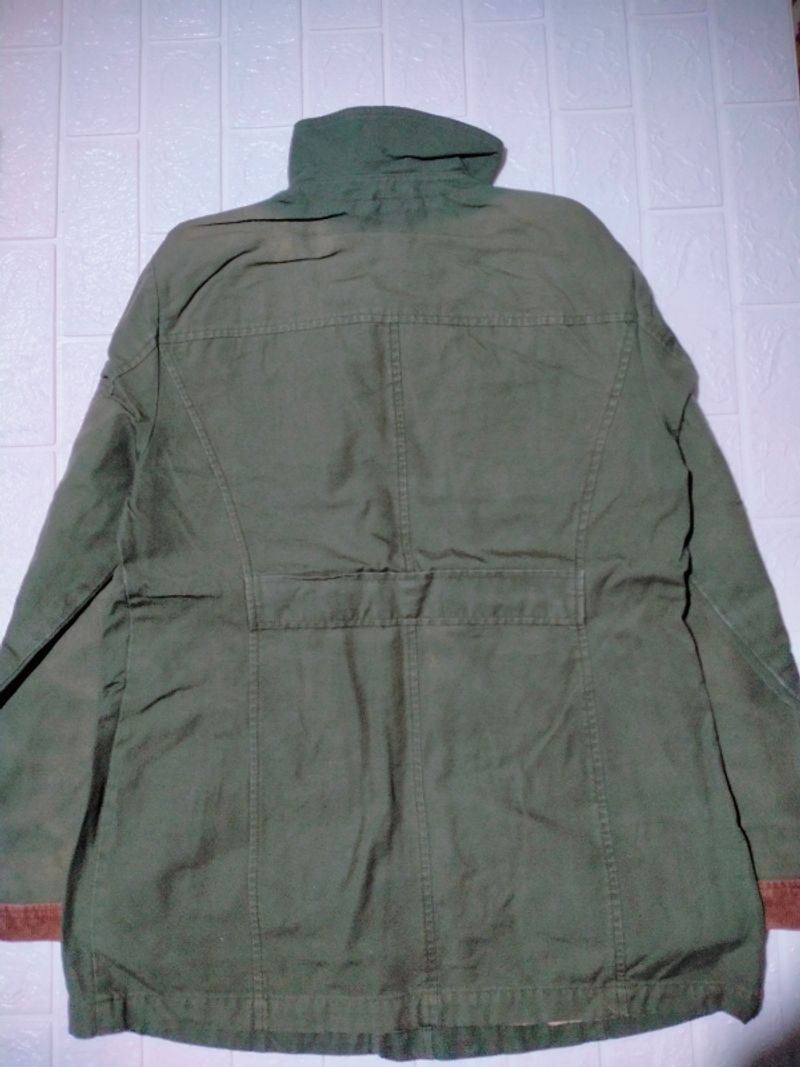 L.L bean parka hijau zaitun, foto 2