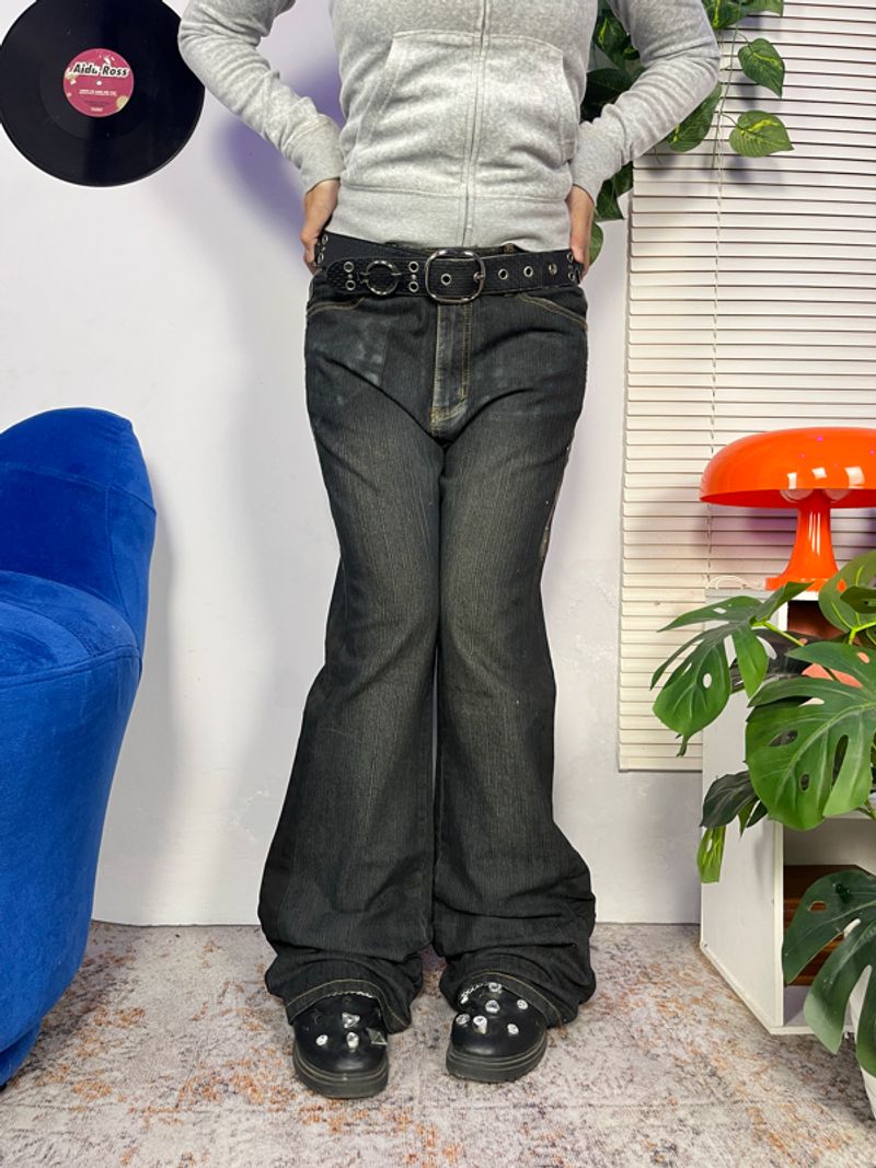 Temx lowrise flared jeans, foto 2