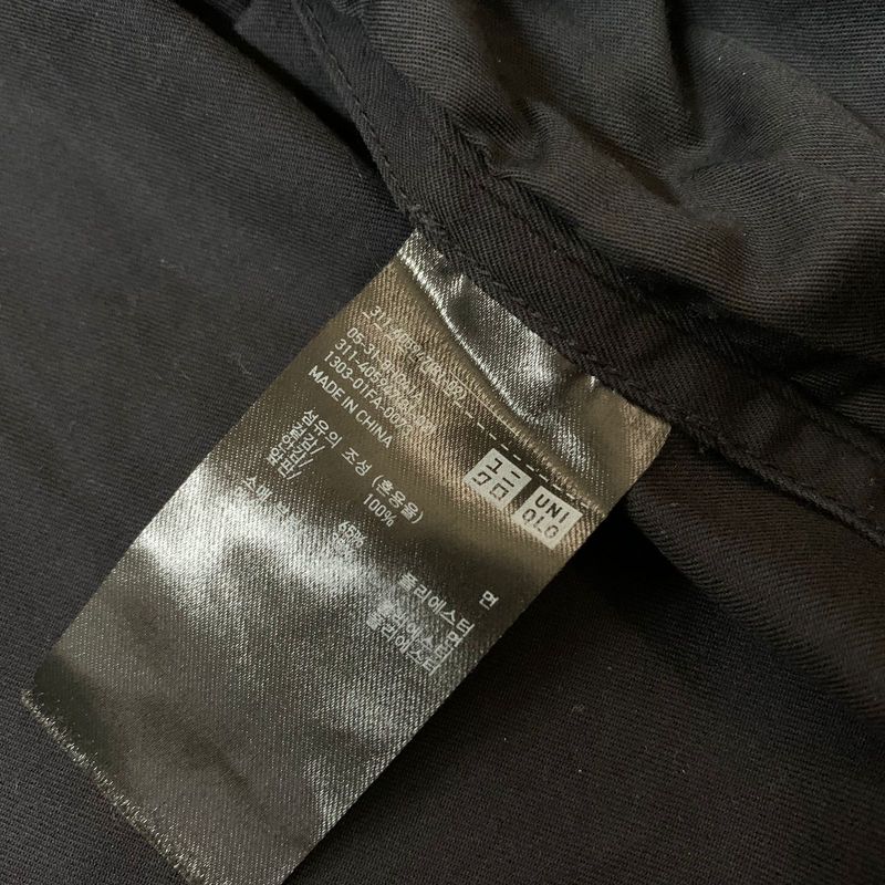Uniqlo Casual Bomber jacket Pria black, foto 4