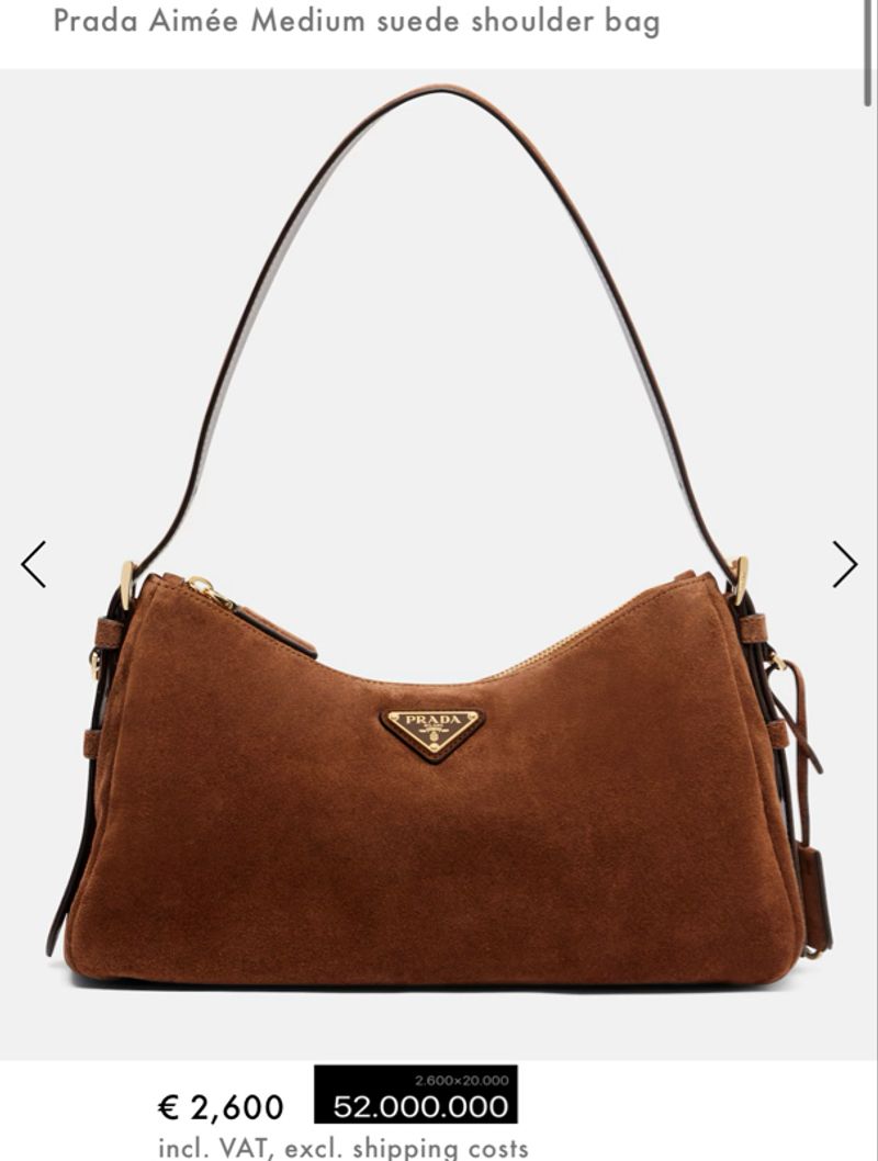 Prada Aimee Suede Medium, foto 8