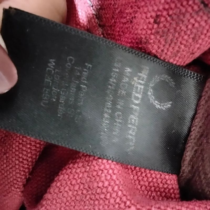 Fred Perry Red Shopper Bag Original, foto 7