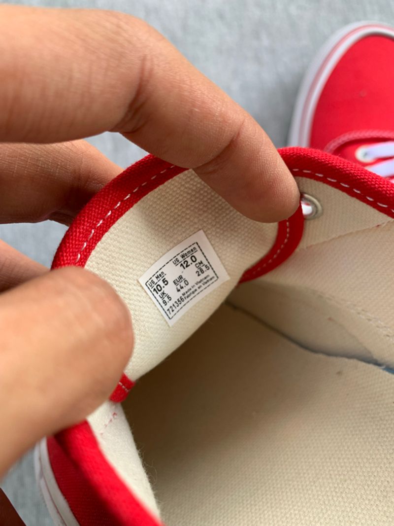 Vans Authentic OG Red Chilli, foto 7