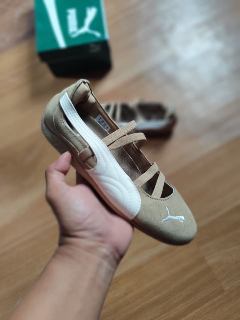 [Termurah] Sneakers - Puma Ballet Brown White, foto 3