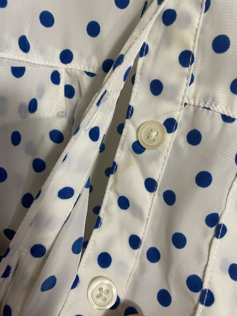 kemeja polkadot, foto 4