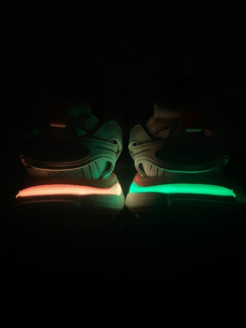BALENCIAGA TRACK LED WHITE ORANGE, foto 10