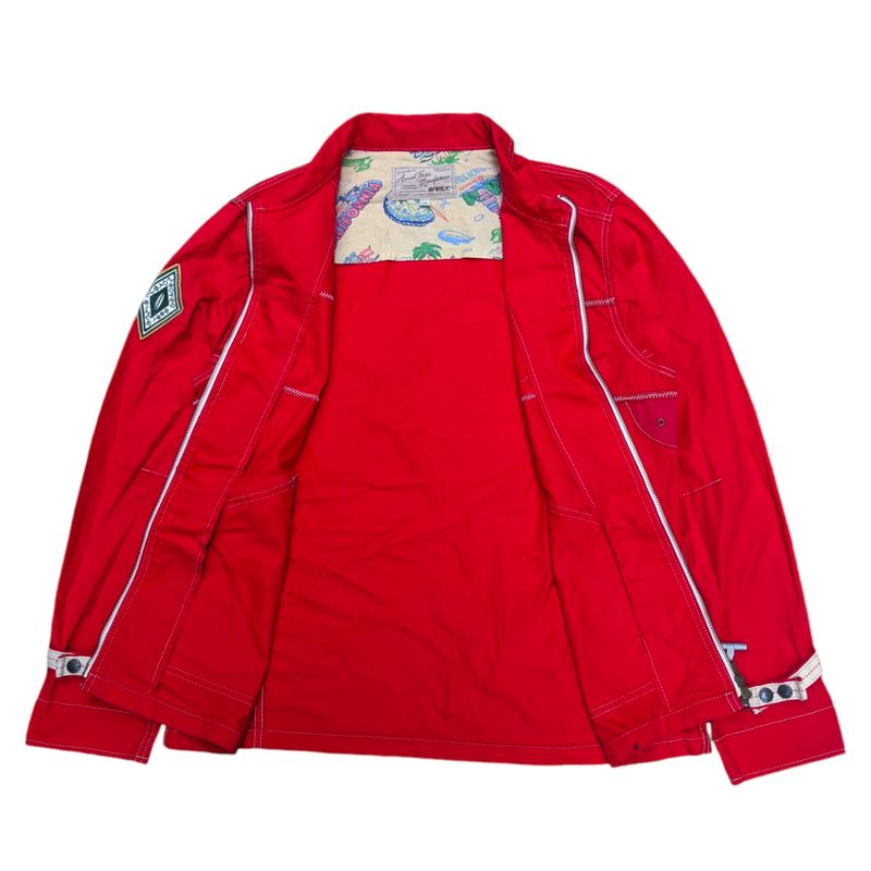 Avirex Vintage Minimalist Track jacket Pria red, foto 6