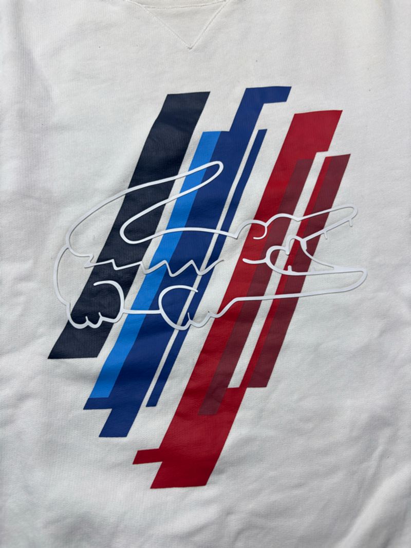 Crewneck lacoste big logo, foto 2