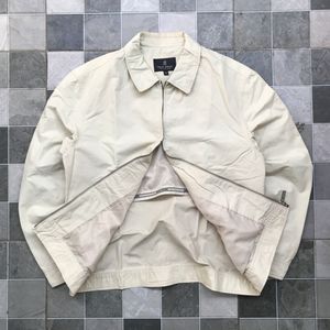 Japanese brand Vintage Casual Bomber jacket Pria cream