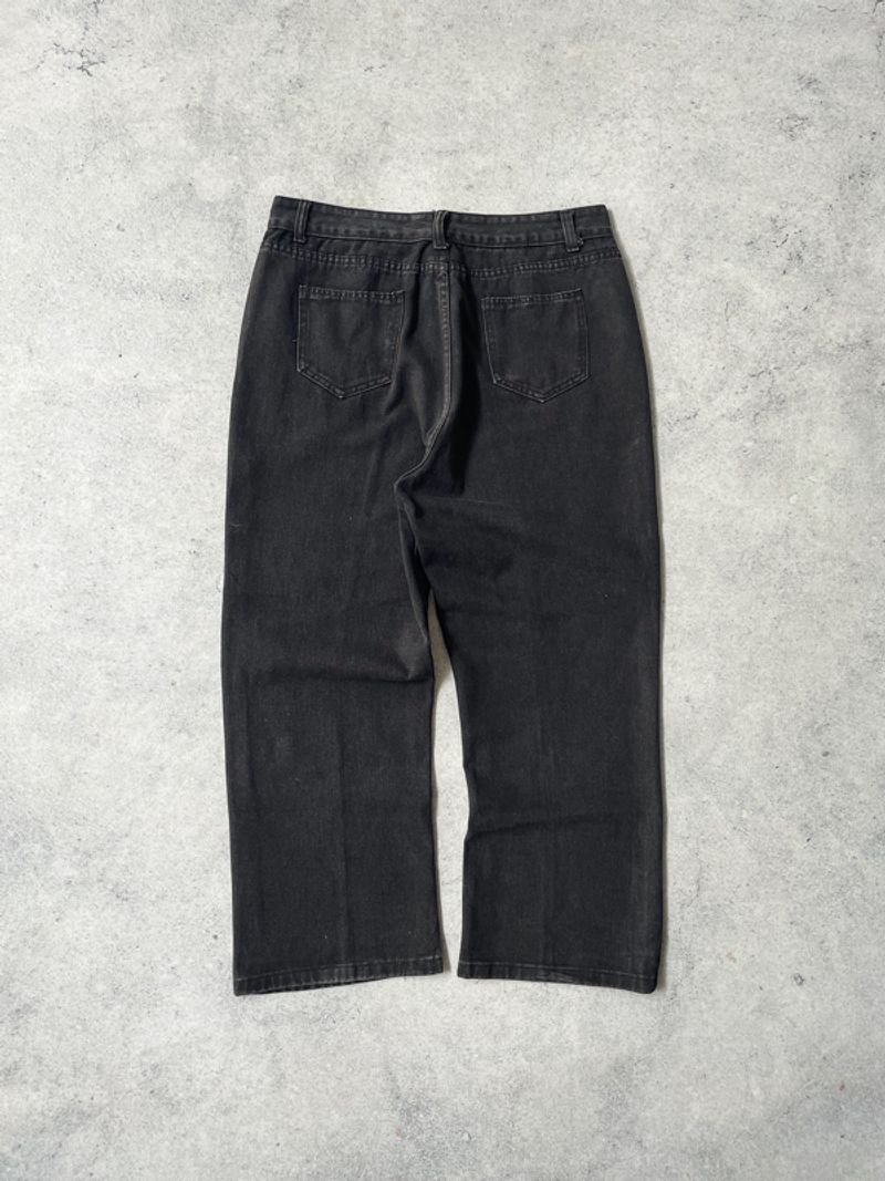 Unknown Black baggy jeans, foto 2