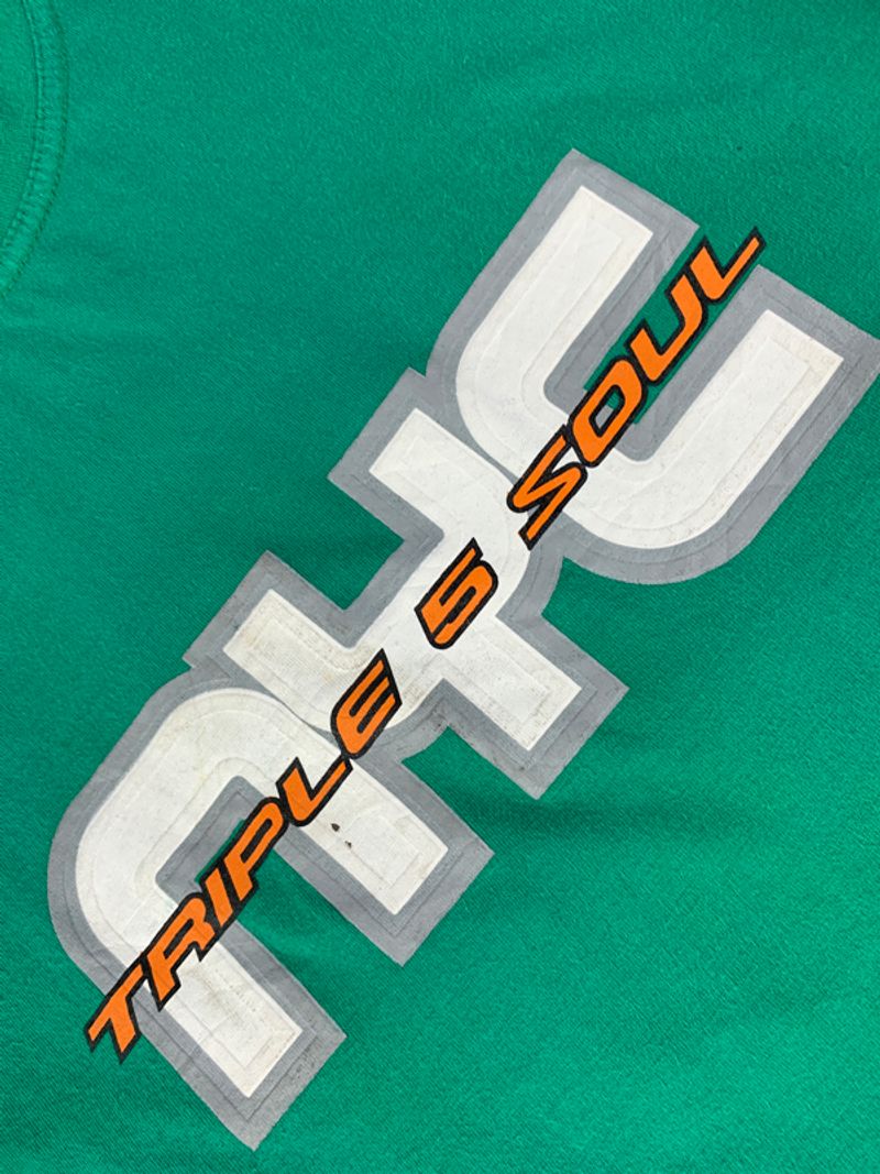 2000s Triple 5 Soul NYC Green Tee (M), foto 3