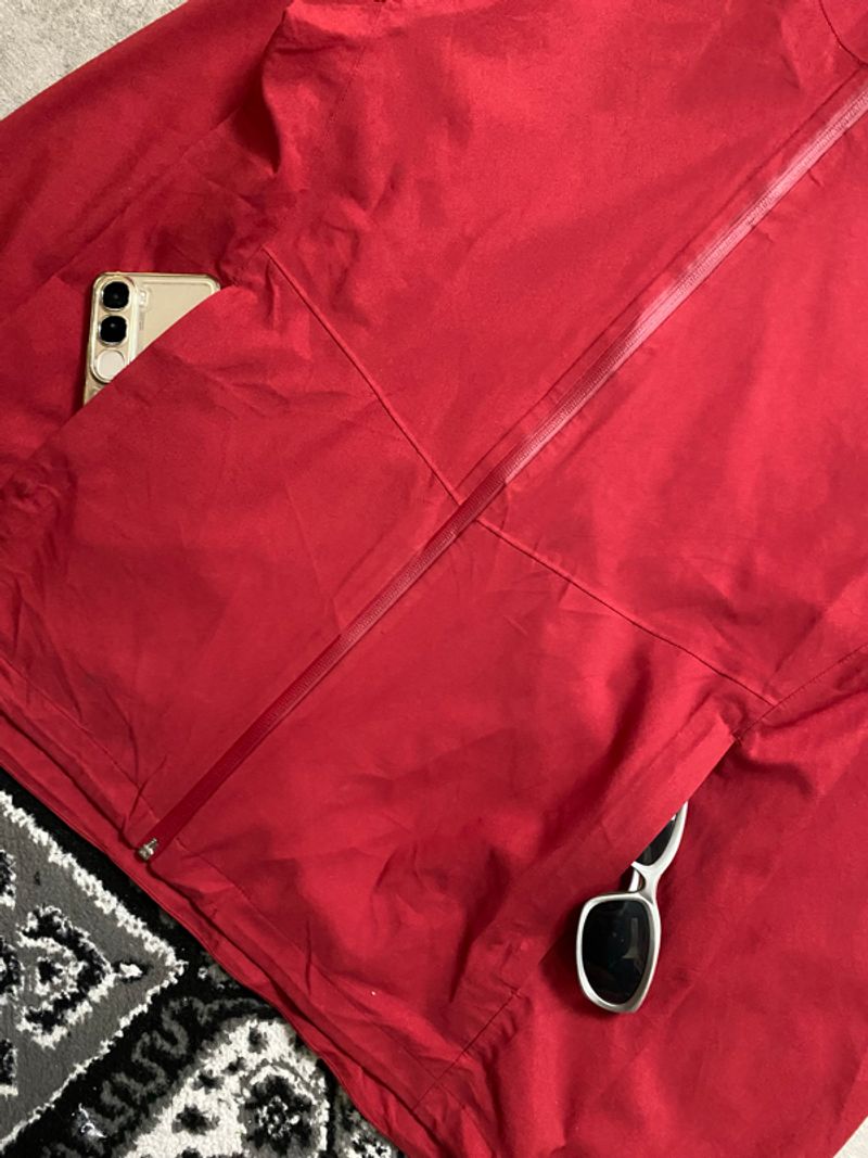 Uniqlo Blocktech jacket red water resistance full zipper, foto 3
