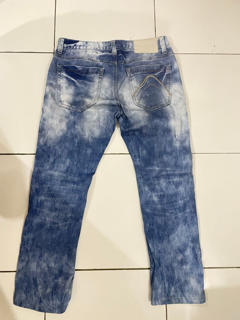 Celana Jeans Pria Buckaroo Acid Wash, foto 4