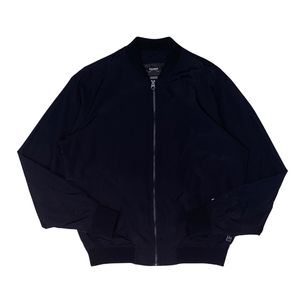 Pull&Bear Bomber Jacket Black (Hitam)