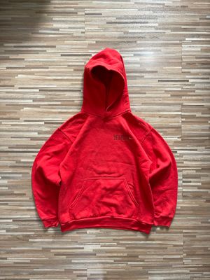 Vintage 90s Nike Red Swoosh Hoodie Made in USA 🇺🇸