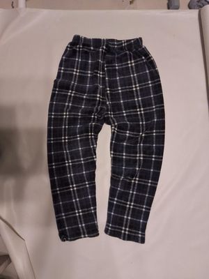 furry plaid/checkered pants