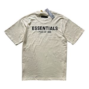 Fear of God ESSENTIALS Streetwear T-shirt Pria cream