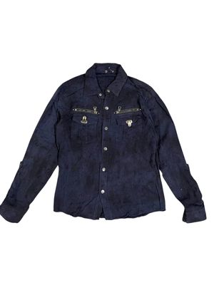 Y2K In The Attic Washed Shirts Kemeja Emo Grunge
