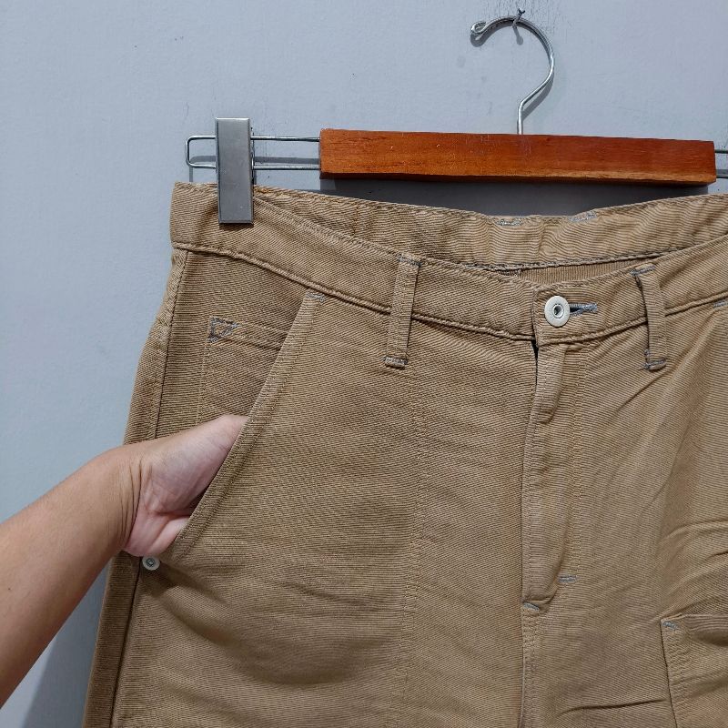 JEANS EDWIN 1961 WORK PANTS BROWN SIZE 32-33, foto 3
