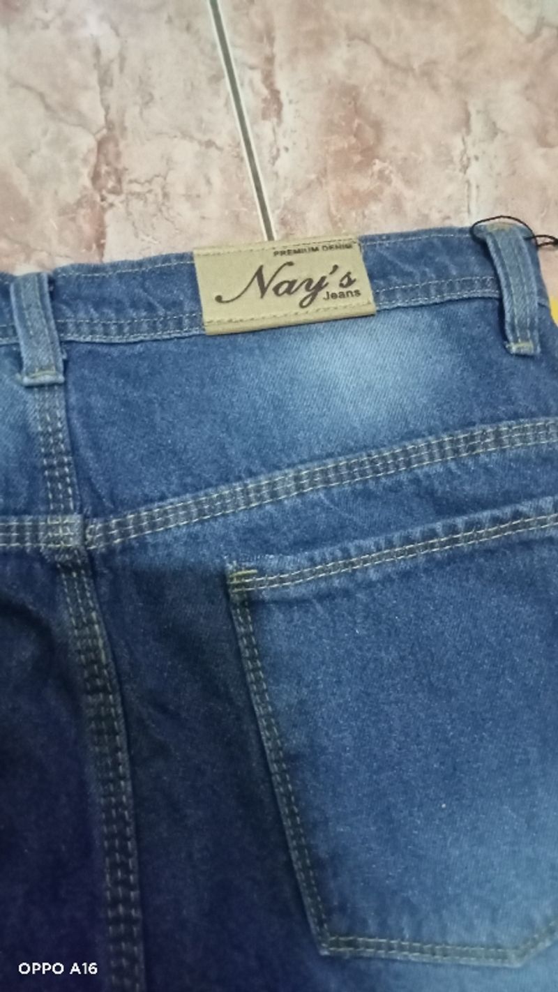 baggy jeans navy retro, foto 4