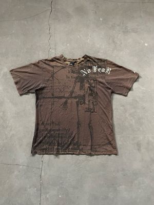 2000’s - No fear Death Skull Y2k Grunge Goth T-shirt