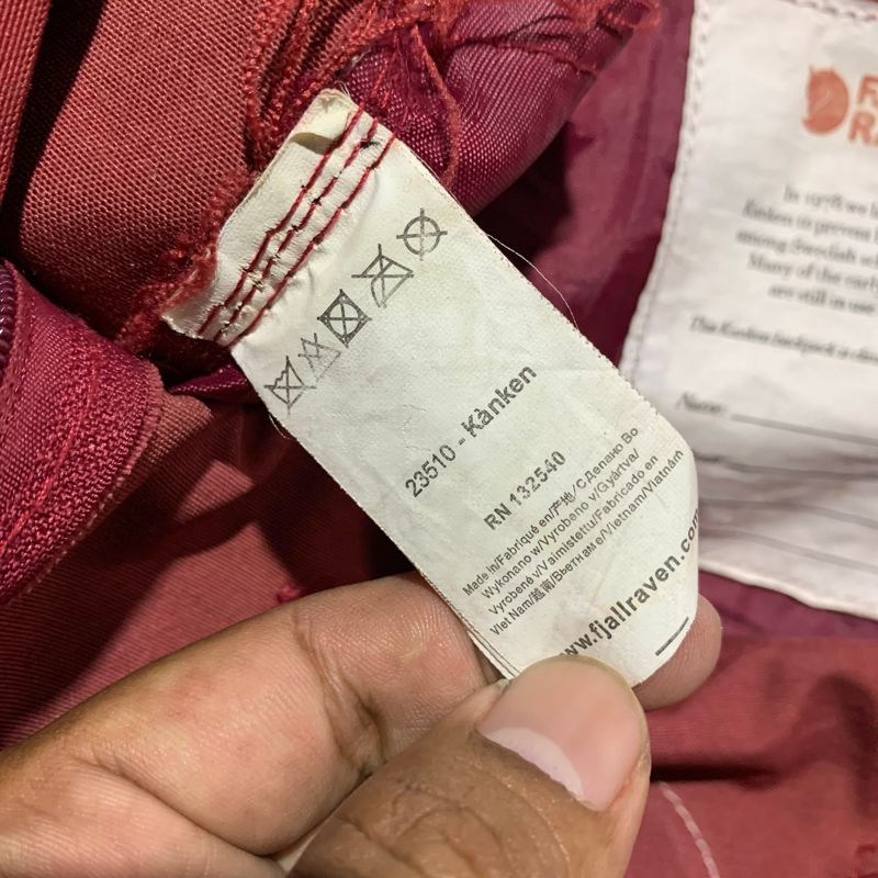 Fjallraven Kanken "Red Ox fox" Bagpack, foto 6