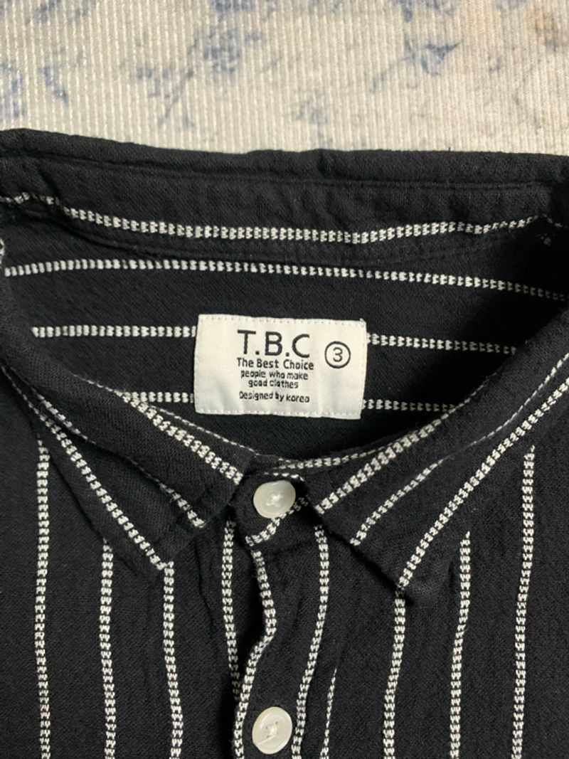 Striped Shirt Black T.B.C, foto 4