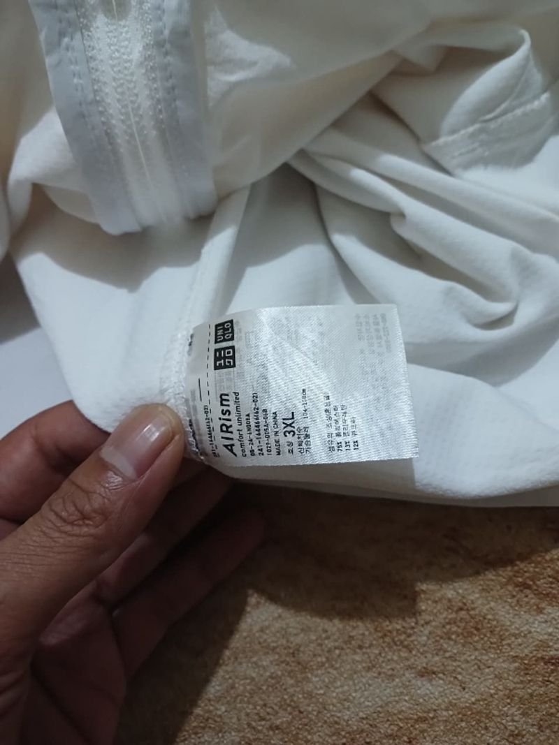 Uniqlo x airism putih second original, foto 3
