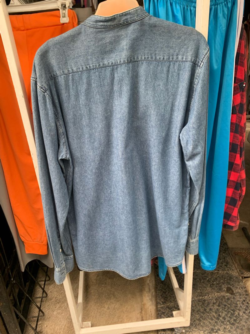 Kemeja Jeans Made in Korea, foto 3