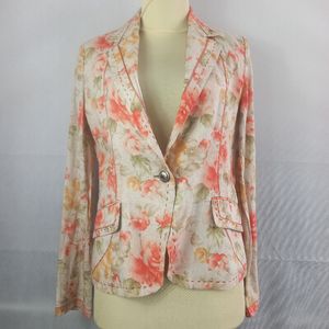 Blazer No Brand Flower Patterned