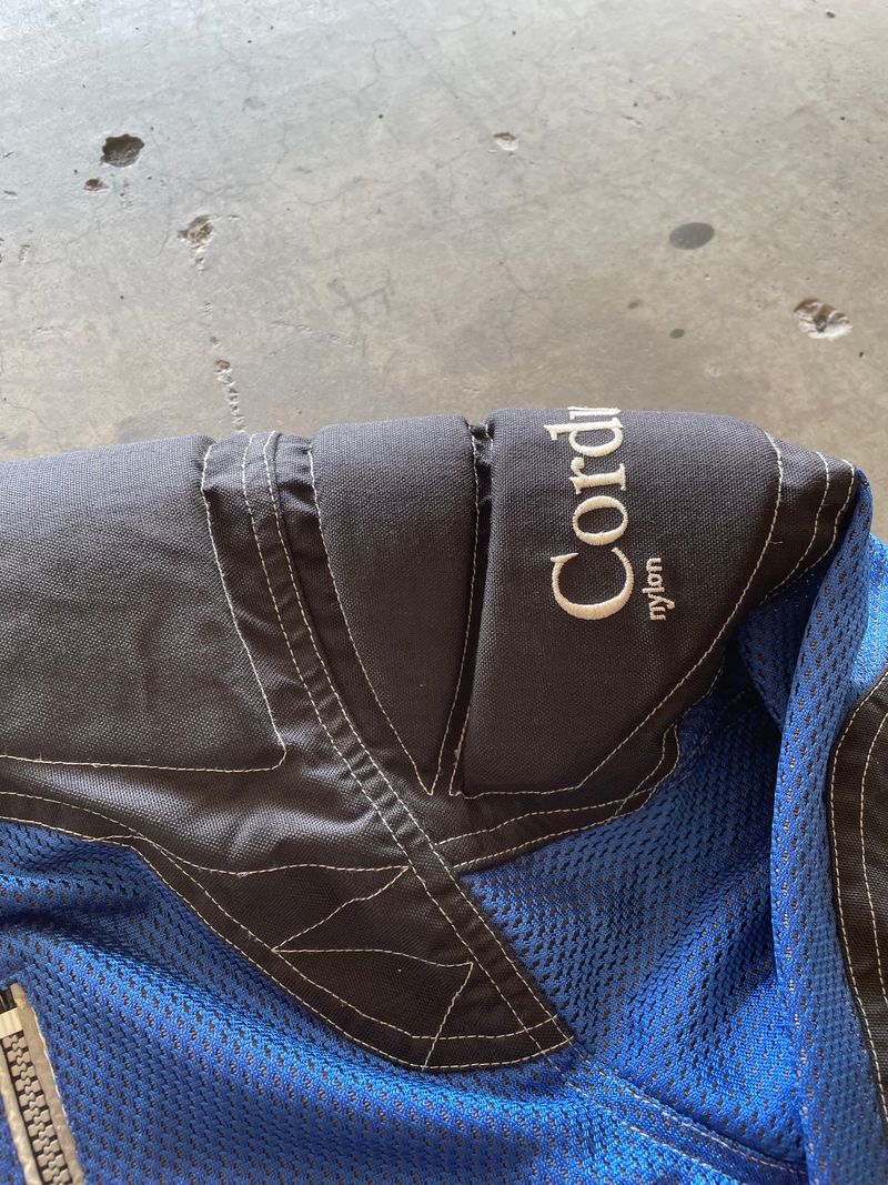 Vintage Grunge Leather jacket Pria black blue, foto 4